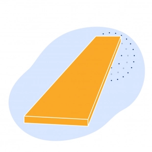 Бронзовая полоса 0.8 мм БрБ2 ГОСТ 1789-2013