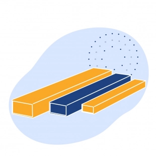Профиль стальной прямоугольный сварной 60х30х3.5 мм ст10 ГОСТ 30245-2003