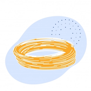Канат одинарной свивки оцинкованный (С) 3.4 мм ГОСТ 3062-80