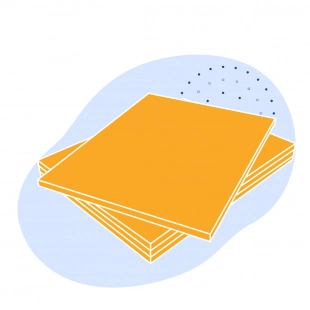 Текстолит листовой электротехнический 40 мм ЛТ ГОСТ 2910-74