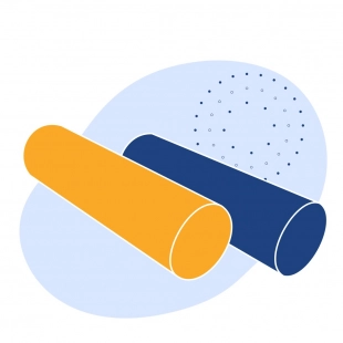 Текстолит стержневой 40x500 мм ГОСТ 5385-74