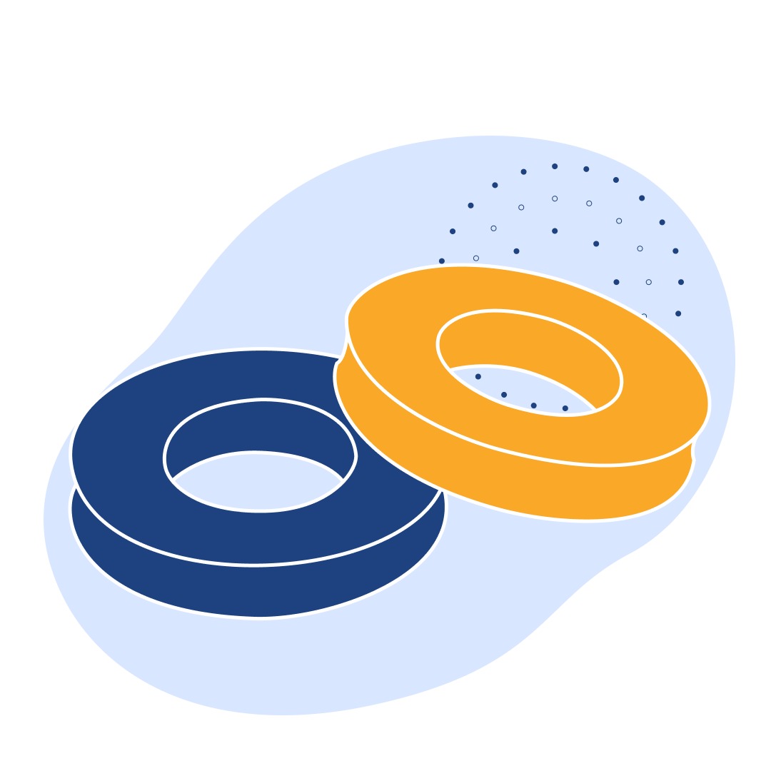 Резиновая прокладка ДУ 80 мм