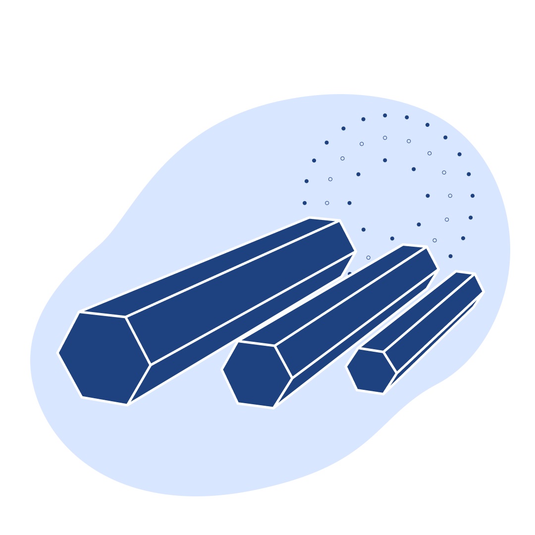 Шестигранник нержавеющий 95 мм AISI 316 ГОСТ 18968-73